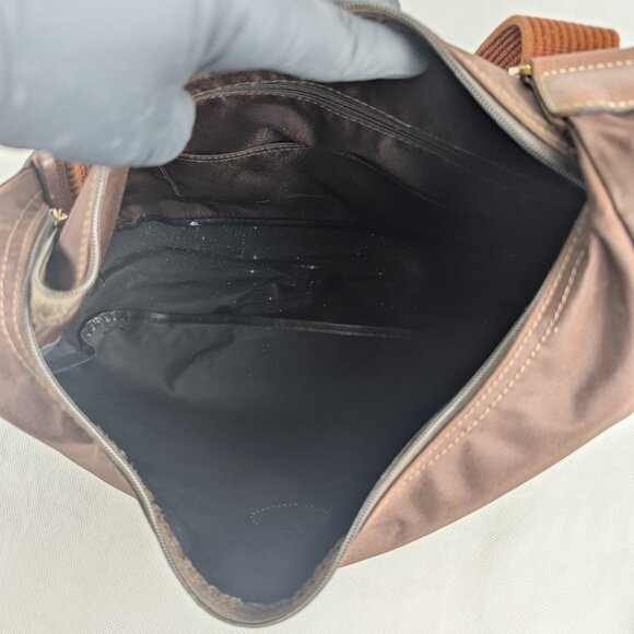 Longchamp Le Pliage Nylon Brown Crossbody Bag– Used Authentic, Classic Everyday! - Picture 4 of 15